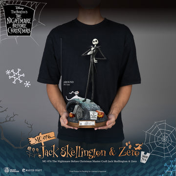 Beast Kingdom MC-076 The Nightmare Before Christmas Master Craft Jack Skellington & Zero